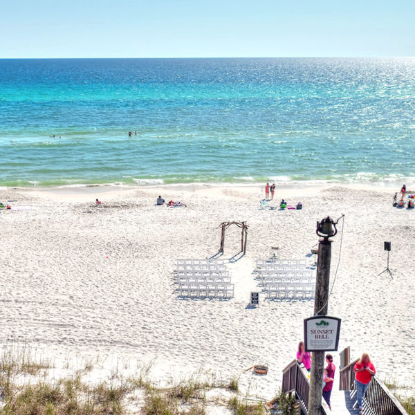 Beach Weddings and Events in Panama City Beach at Runaway Island